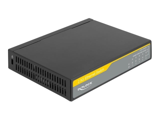 Delock Ethernet Switch – 5 Ports, 2,5 Gigabit Geschwindigkeit