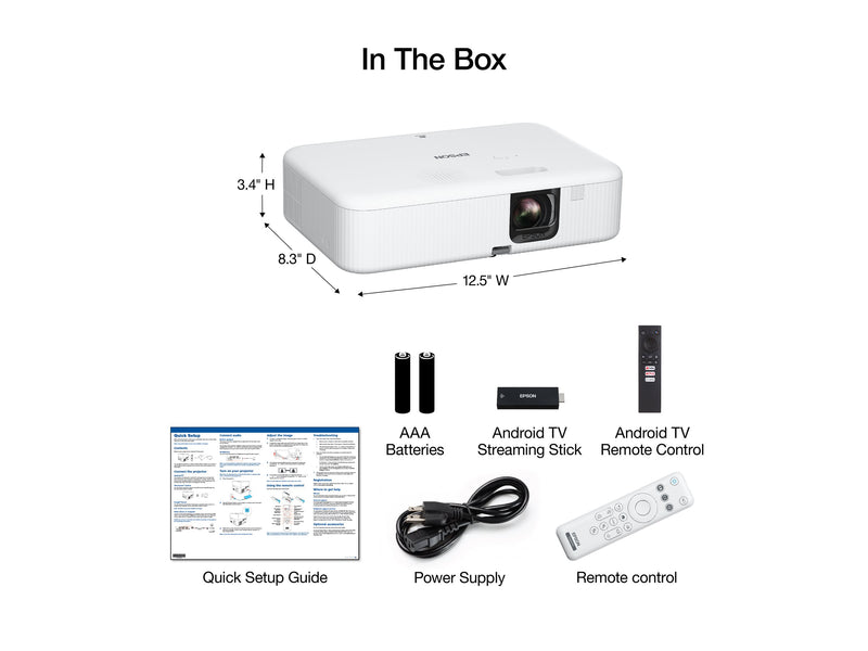 Epson Heimkino-Beamer – 3000 Lumen, Full-HD, Android TV