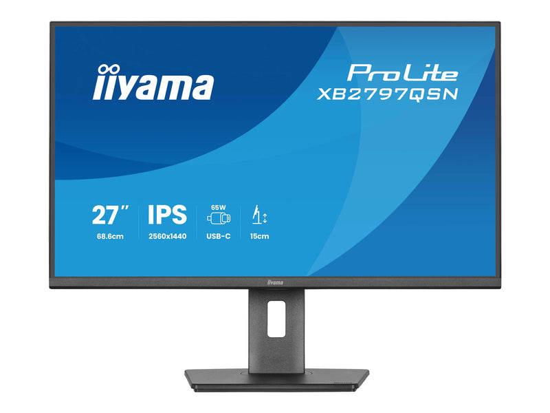 Iiyama 27" Monitor – Quad HD, 1 ms Reaktionszeit