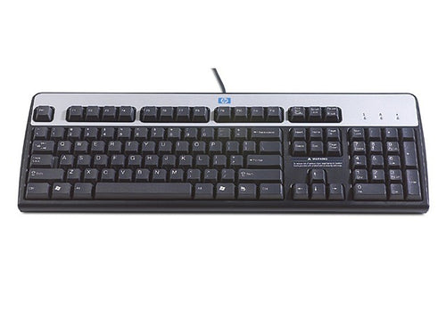 HP Tastatur – USB, italienisches Layout, silber/schwarz