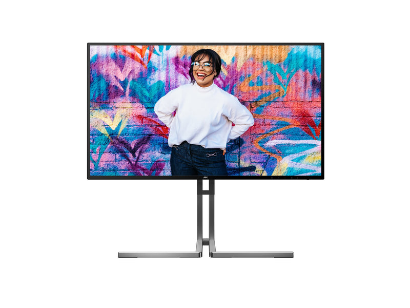 AOC 27" 4K-Monitor – Scharfe Bilder, USB-C-Anschluss