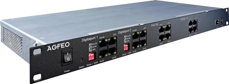 Agfeo Hybrid-Telefonsystem – Für bis zu 40 Benutzer, IP & Analog