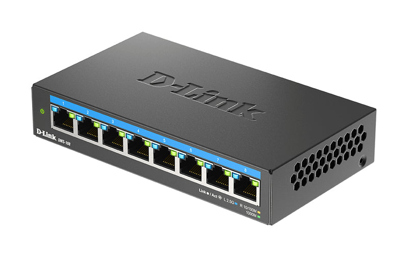 D-Link Netzwerk-Switch – 8 Ports, Multi-Gigabit