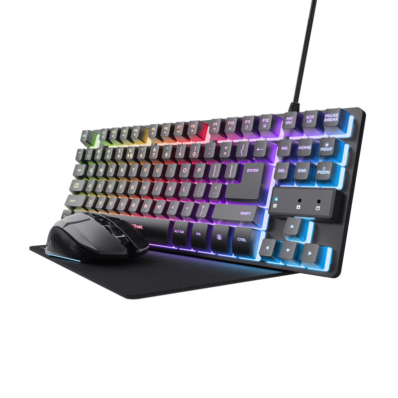 TRUST Gaming-Tastatur mit Maus – USB-Anschluss, deutsche Tasten