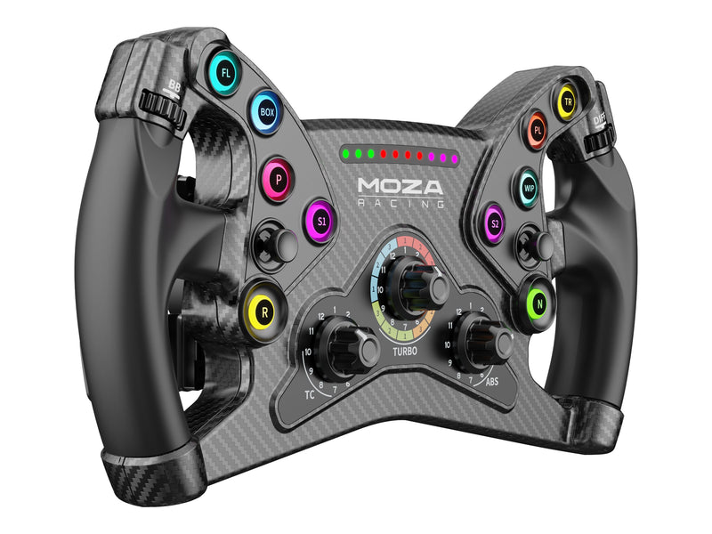MOZA RACING GT-Lenkrad – Kabellos, 10 Tasten