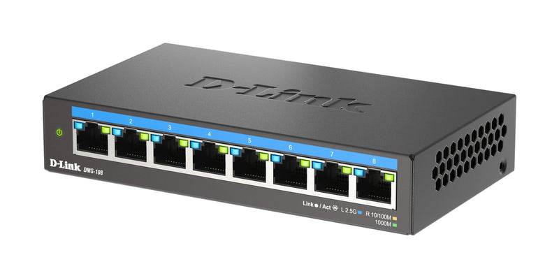 D-Link Netzwerk-Switch – 8 Ports, Multi-Gigabit