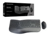 CONCEPTRONIC Kabelloses Tastatur-Maus-Set – Ergonomisch, deutsches Layout