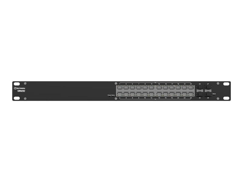 Teltonika Netzwerk-Switch – 24 PoE-Ports, 4 SFP für schnelles Ethernet