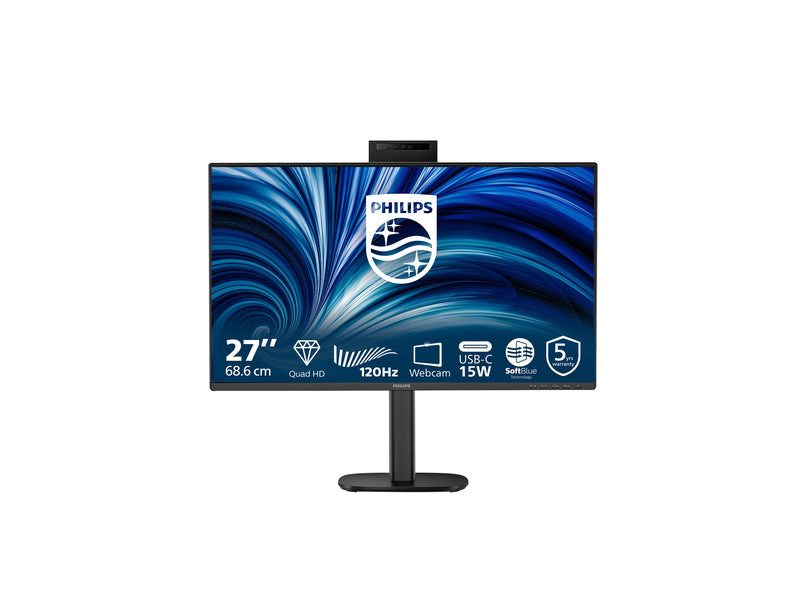 Philips 27" LED-Monitor – 2K-Auflösung, integrierte Lautsprecher