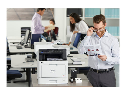 Brother Multifunktionsdrucker – 4-in-1, Farblaser, NFC-Sicherheit