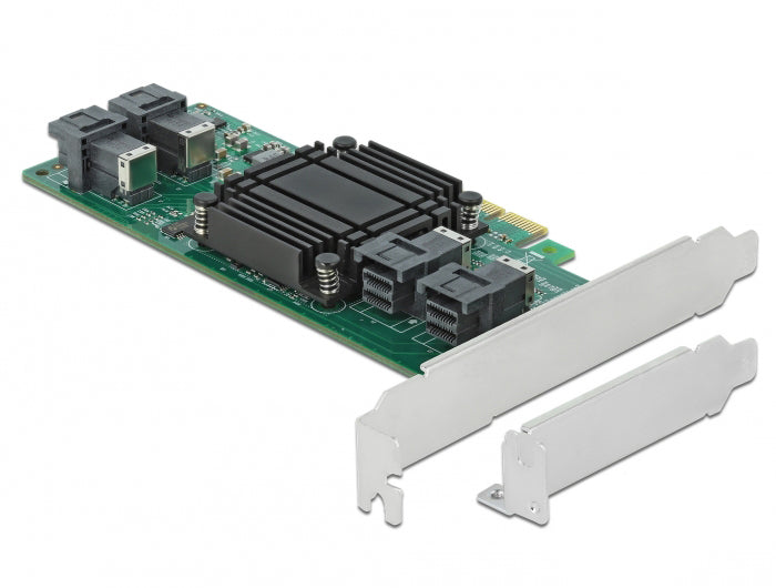 Delock Speicher-Controller – PCIe x8, 4 NVMe SSDs