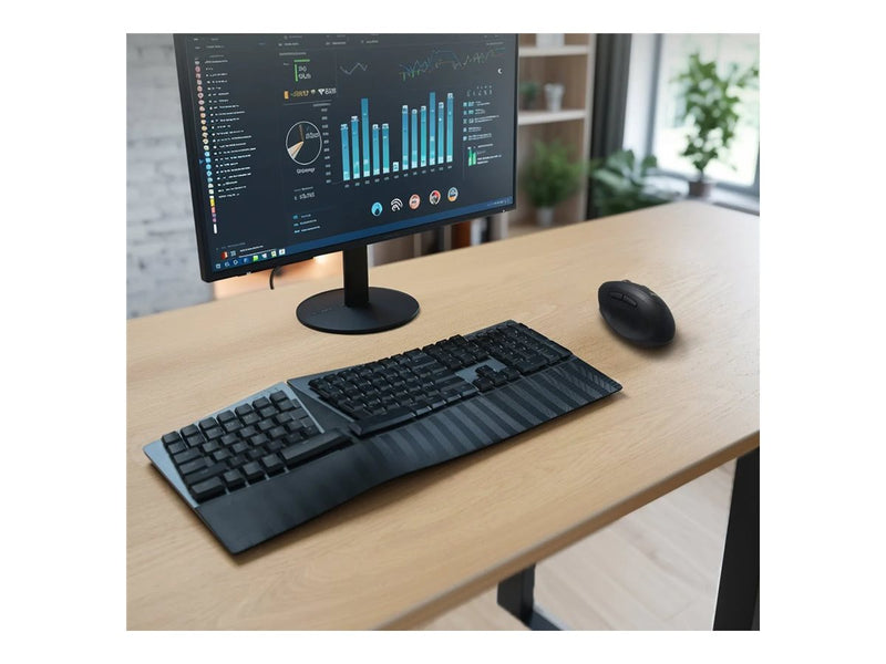 PERIXX Ergonomische Maus – Kabellos, für Rechtshänder