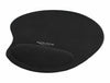 DELOCK Ergonomisches Mauspad – Mit Gel-Handballenauflage, Schwarz