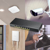 Zyxel 8-Port Netzwerk-Switch – PoE+ für kleine Büros
