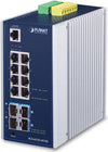 Planet Technology Netzwerk-Switch – 12 Ports, für DIN-Schiene