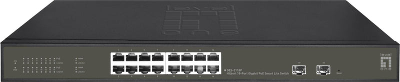 LevelOne 16-Port Netzwerk-Switch – PoE+ für einfache Stromversorgung