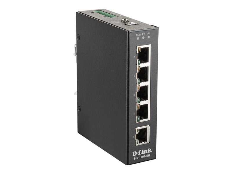 D-Link 5-Port Ethernet Switch – Robust für Industrieeinsatz