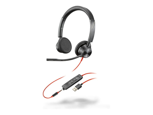 HP Poly Blackwire 3325 Headset – Komfortables Design, einfache Verbindung