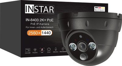 INSTAR IP Überwachungskamera – 2K-Video, LAN-Anschluss