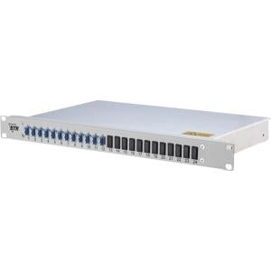 METZ CONNECT LWL-Patchpanel – 24 Ports, Rackeinbau