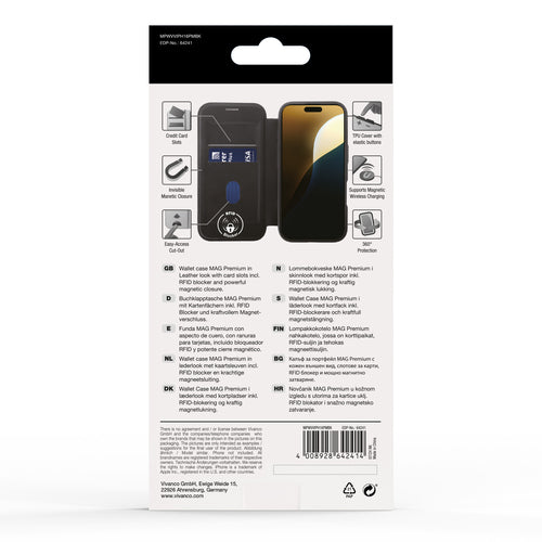 VIVANCO Handy-Schutzhülle – Für iPhone 16 Pro Max, MagSafe-kompatibel