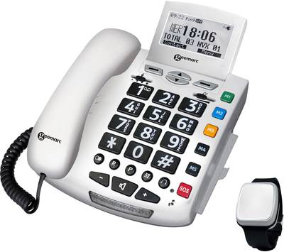 GEEMARC Seniorentelefon – Beleuchtetes Display, einfacher Gebrauch