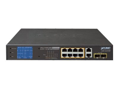 Planet Technology 12-Port Switch – PoE+ für einfache Netzwerke