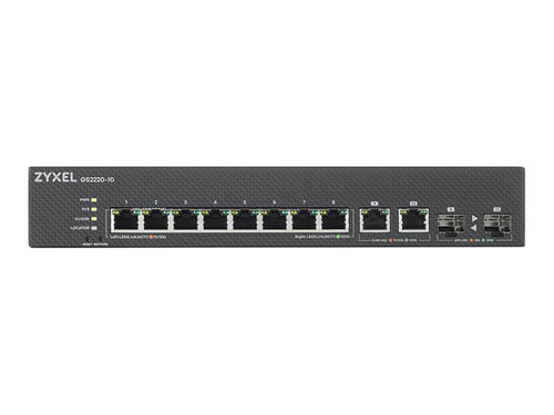 Zyxel Netzwerk-Switch – 8 Anschlüsse, Cloud-Management