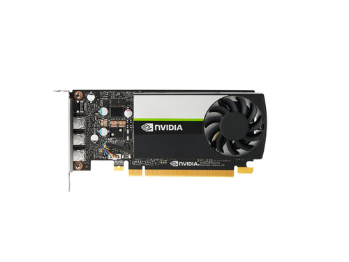 NVIDIA T400 Grafikkarte – 4 GB Speicher, 3 Bildschirme