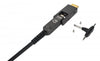 Manhattan HDMI-Glasfaserkabel – 4K, 50 m, abnehmbarer Stecker