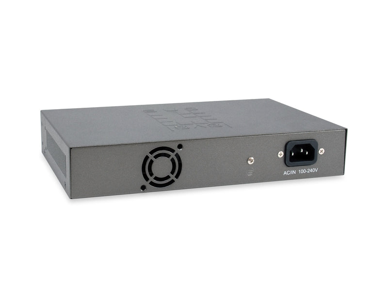 LEVELONE Netzwerk-Switch – 8 PoE+ Anschlüsse, Rack-montierbar