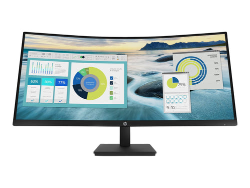 HP LED-Monitor – Gebogenes 34" Display mit Lautsprechern