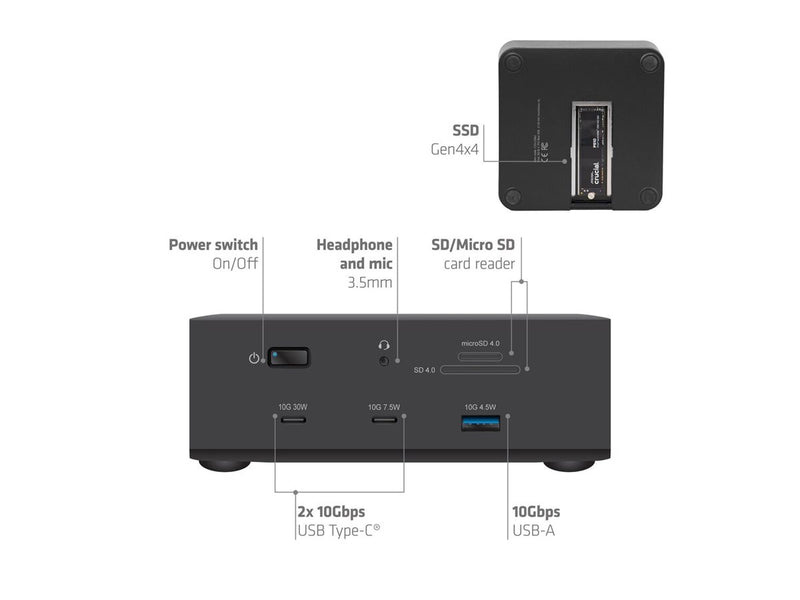 CLUB3D Dockingstation – Thunderbolt 5, 3 Displays