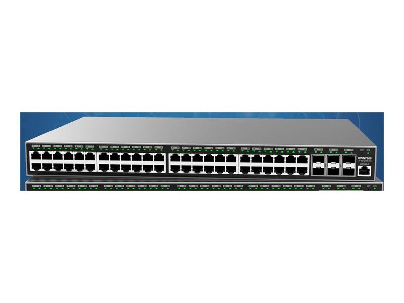 Grandstream Netzwerkswitch – 48 Anschlüsse, Gigabit Ethernet