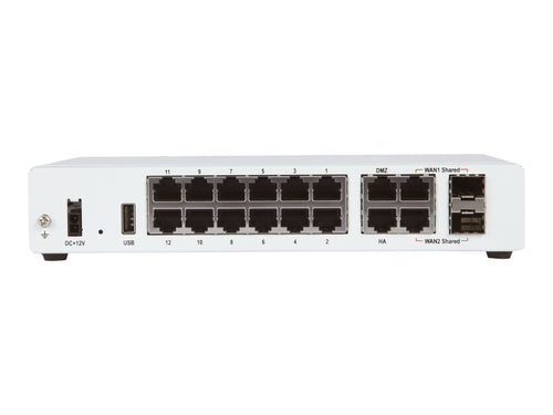 Fortinet Sicherheitsgerät – 12 Anschlüsse, ideal für KMU