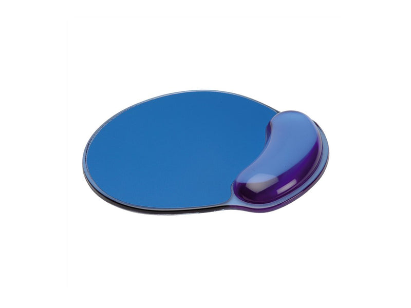 SECOMP Mauspad – Mit Handauflage, transparent blau