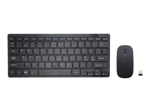 Renkforce Kabelloses Tastatur-Maus-Set – Deutsch, Spritzwassergeschützt