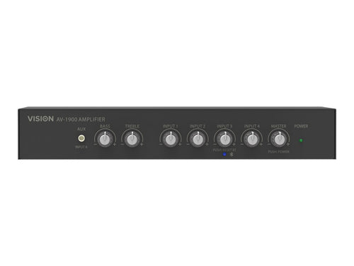 VISION Audio-Mixer-Verstärker – 4-Kanal, Bluetooth-fähig