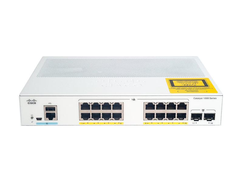 Cisco Netzwerk-Switch – 16 Anschlüsse, verwaltet, für kleine Unternehmen