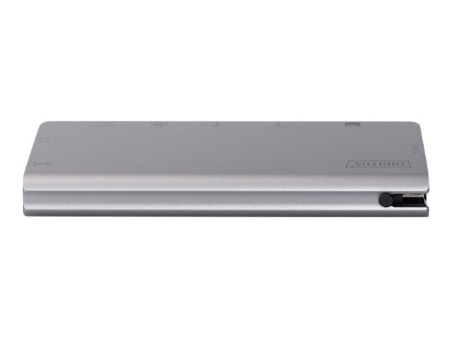 DIGITUS USB-C Multiport Dock – 8 Anschlüsse für unterwegs
