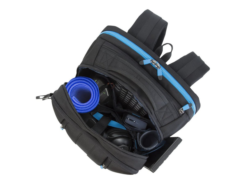 Rivacase Notebook-Rucksack – Wasserfest, stoßsicher für 17,3" Laptops