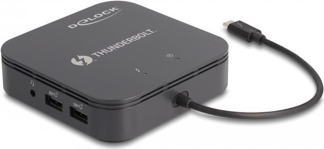 DELOCK Thunderbolt 3 Dockingstation – 8K-Display, USB-C Stromversorgung
