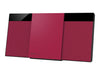 Panasonic Micro HiFi System – DAB+ Radio, Bluetooth, rot