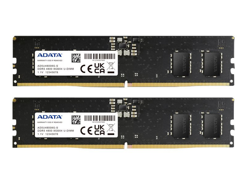 ADATA 16 GB RAM Kit – DDR5, schneller Speicher für PCs