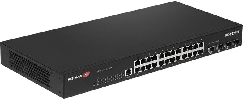 Edimax Netzwerk-Switch – 24 Anschlüsse, 10 Gigabit Uplink