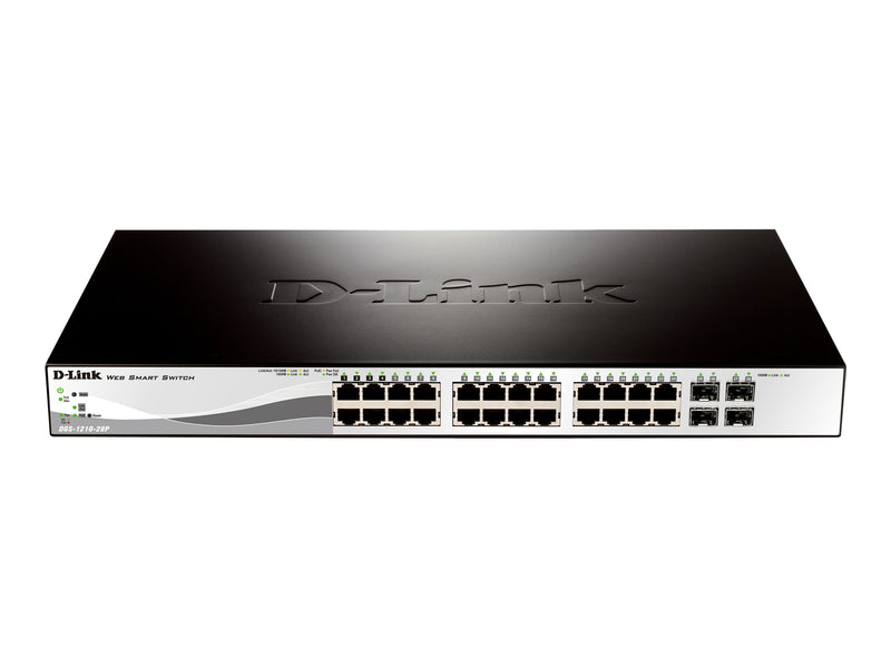 D-Link 28-Port Gigabit Switch – PoE, Smart Managed