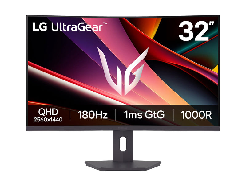 LG UltraGear 32" Gaming-Monitor – 2K, 180 Hz, gebogen