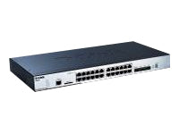 D-Link 24-Port Switch – Gigabit, stapelbar