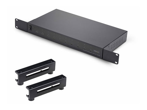 Startech 10-Port USB-C Ladestation – Schnelles Laden für Büro & Schule