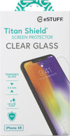 eSTUFF Titan Shield – Kristallklarer Bildschirmschutz für iPhone XR